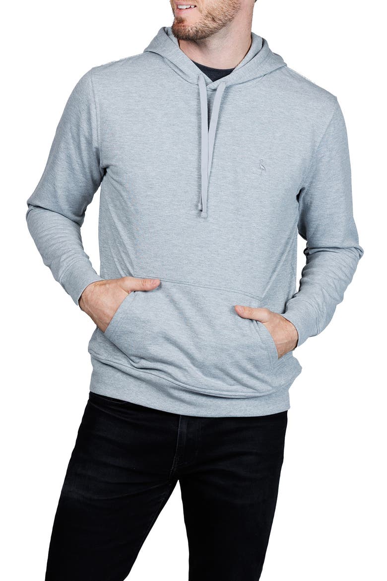 Fleece Hoodie, Alternate, color, GREY HEATHER