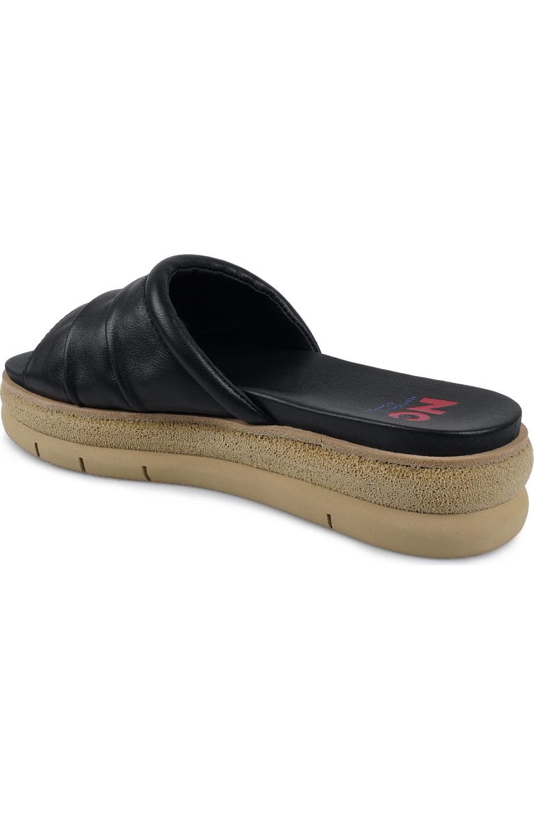 National Comfort Marieller Platform Slide Sandal, Alternate, color, Black Leather