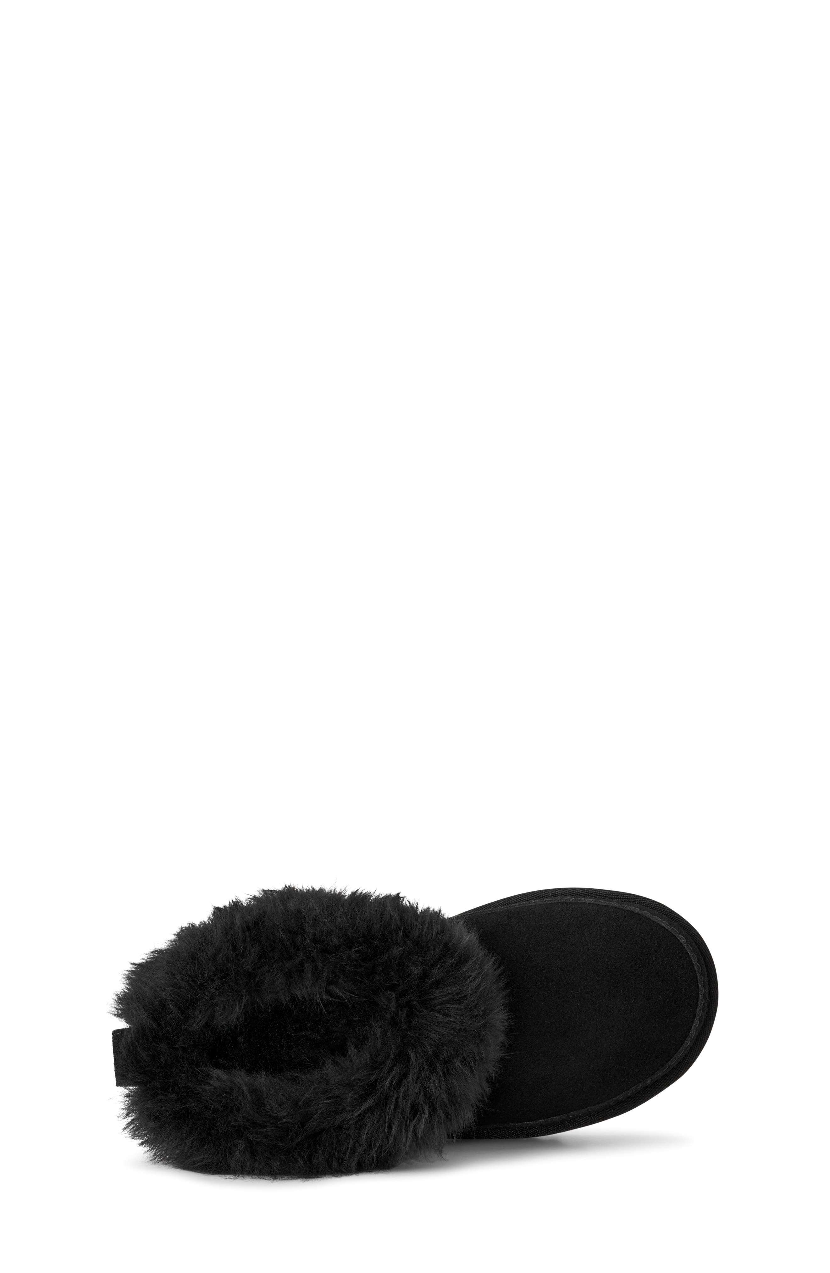 UGG<sup>®</sup> Kids' Classic Ultra Mini Chalet Boot, Alternate, color, Black