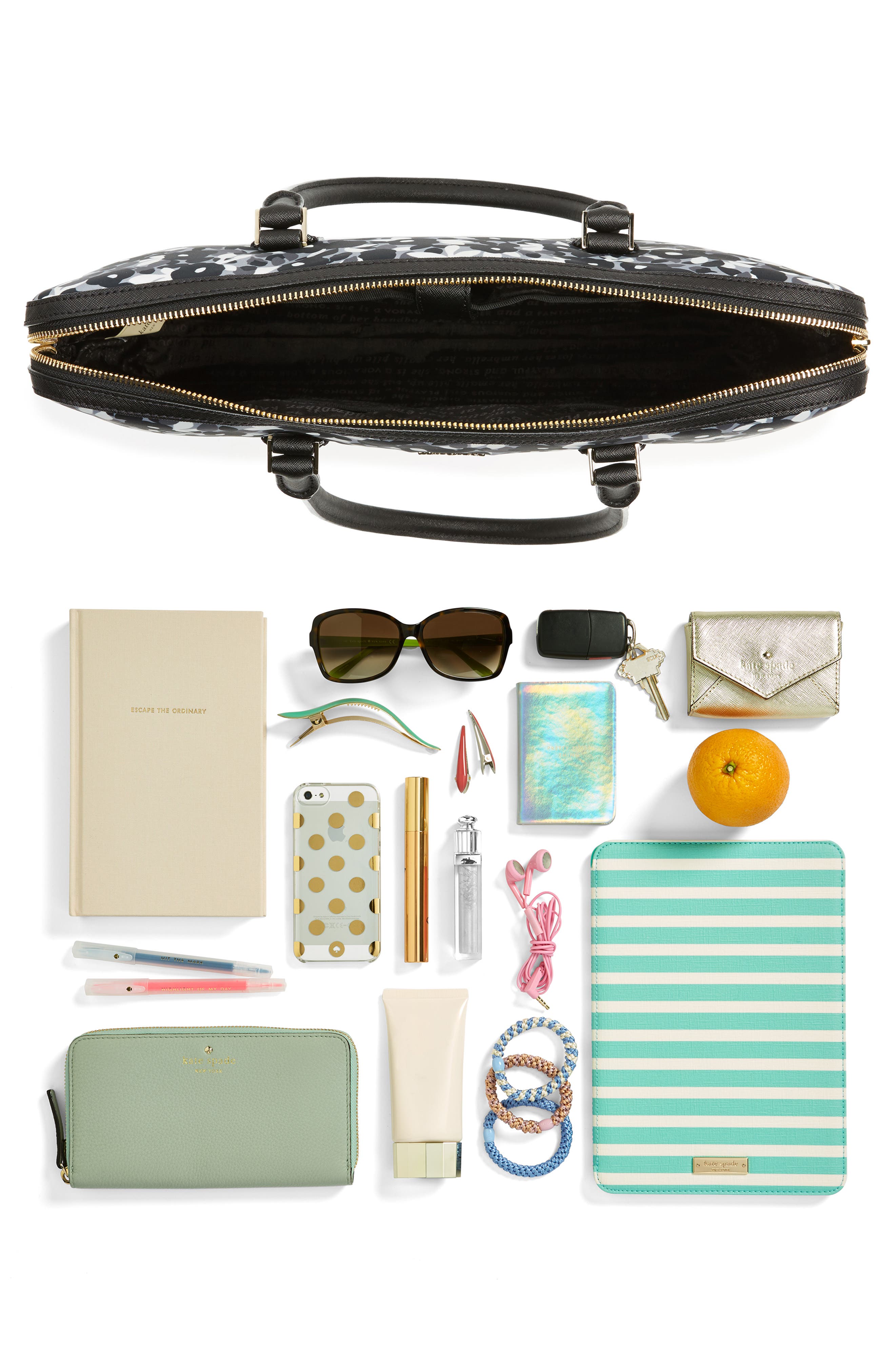 Kate Spade New York garden 15 inch laptop commuter bag, Alternate, color, 