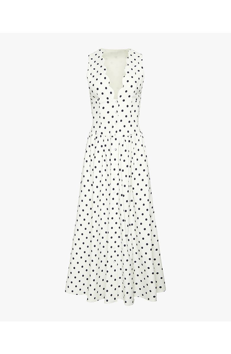 WeWoreWhat Button Front Scallop Dress, Alternate, color,