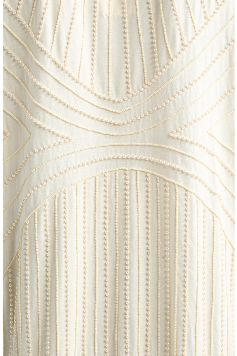 Carlotta Embroidered Fringe Top, Alternate, color, CREAM