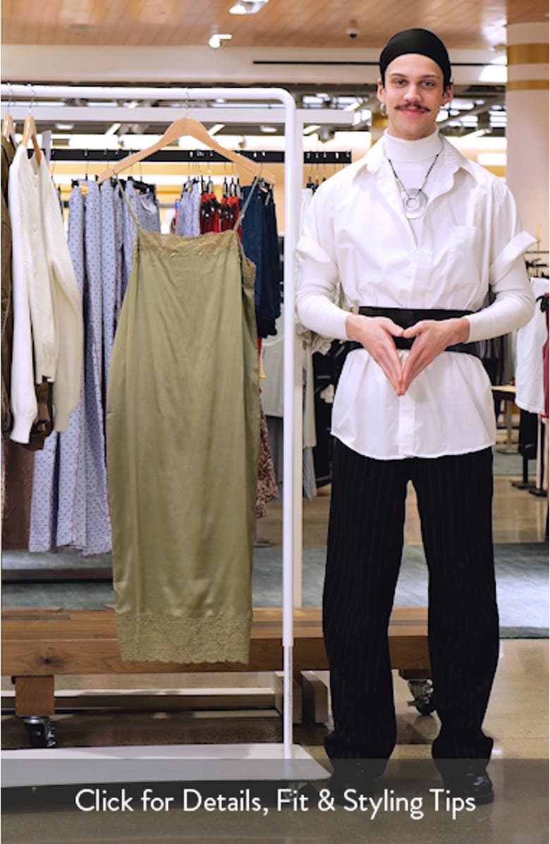 Mackenzie Silk Midi Dress, sales video thumbnail