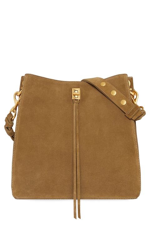 Darren Deerskin Leather Shoulder Bag