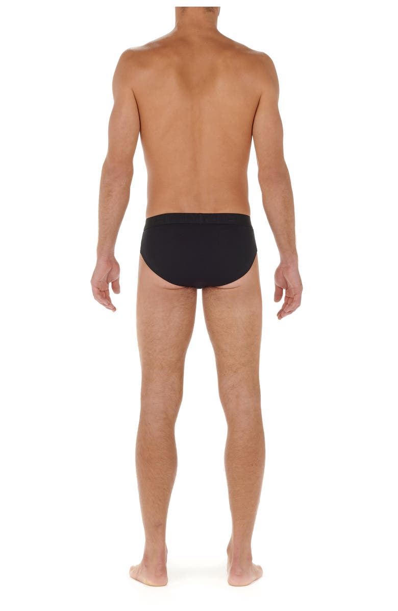 HOM USA Joan #2 Mini Briefs HO1 2-Pack, Alternate, color, Black/Black Print