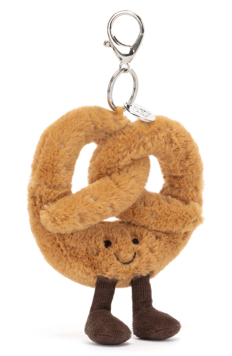 Jellycat Amuseables Pretzel Bag Charm, Main, color,