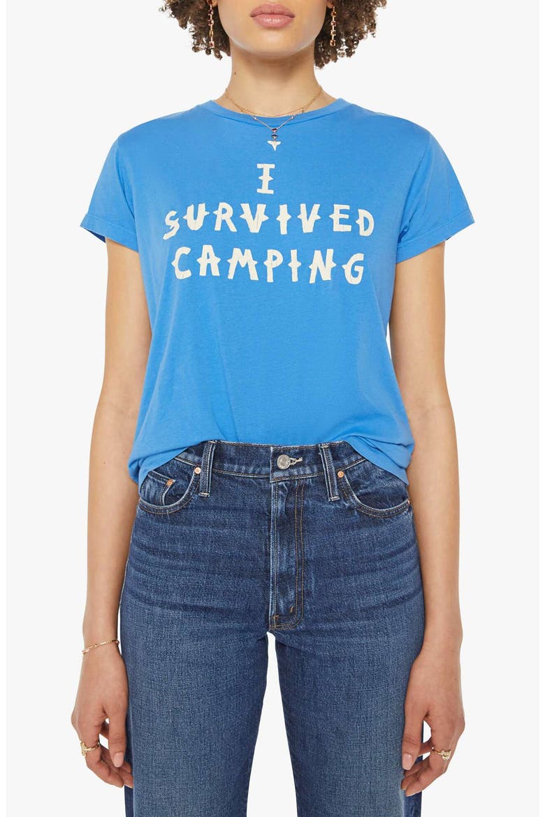 The Boxy Goodie Goodie Supima® Cotton Tee, Main, color, I SURVIVED CAMPING