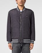 PHILIPP PLEIN Nylon Bomber All-over Monogram Men