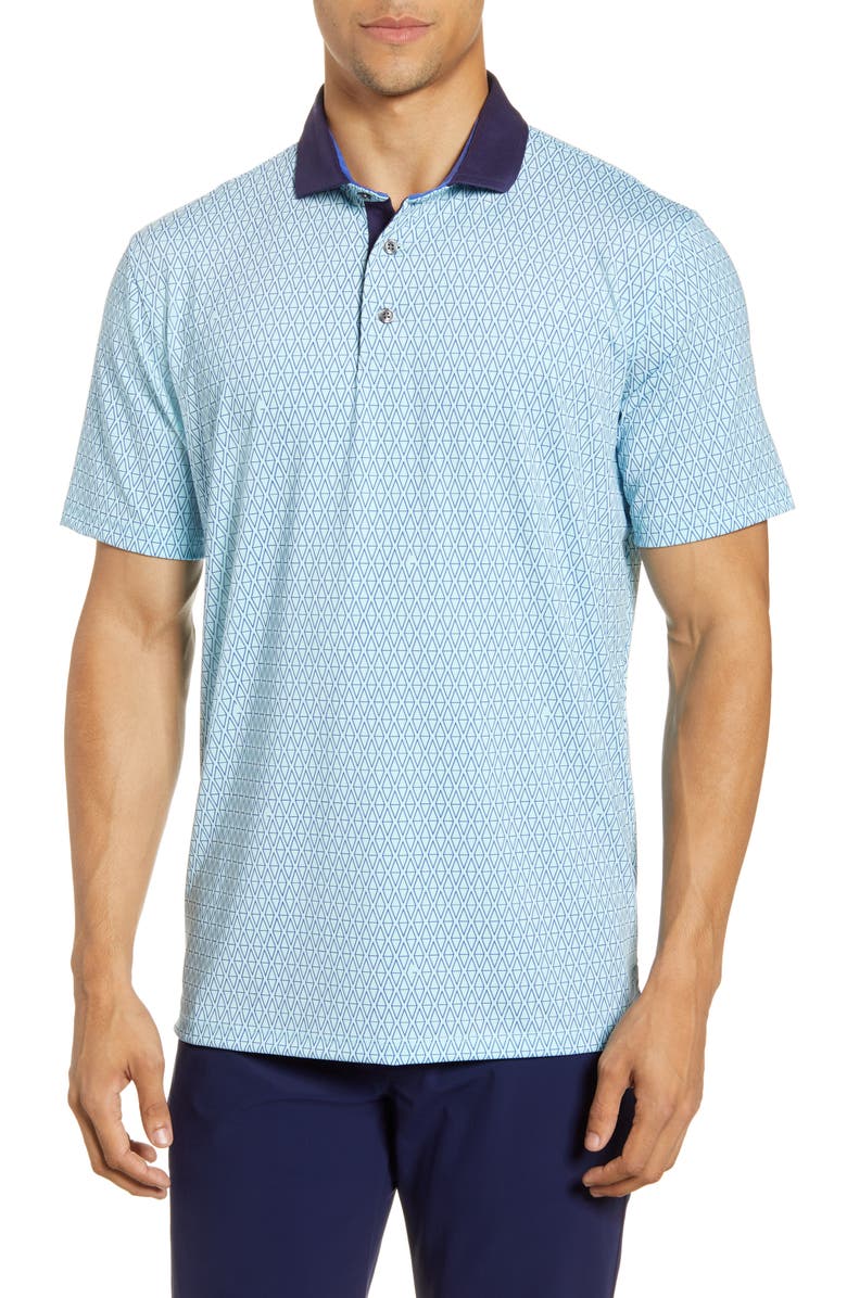 Greyson Feathers Polo Shirt, Main, color, 