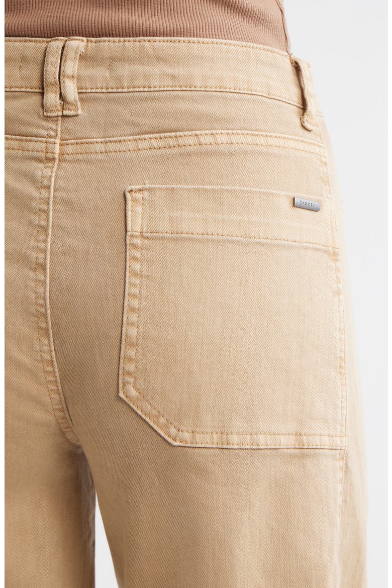 Wide Leg Crop Jeans, Alternate, color, SANDLEWOOD