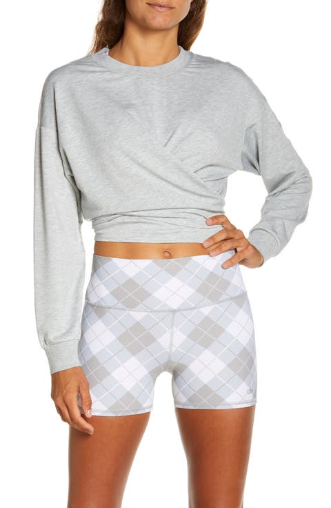 Dreamy Wrap Crop Sweatshirt
