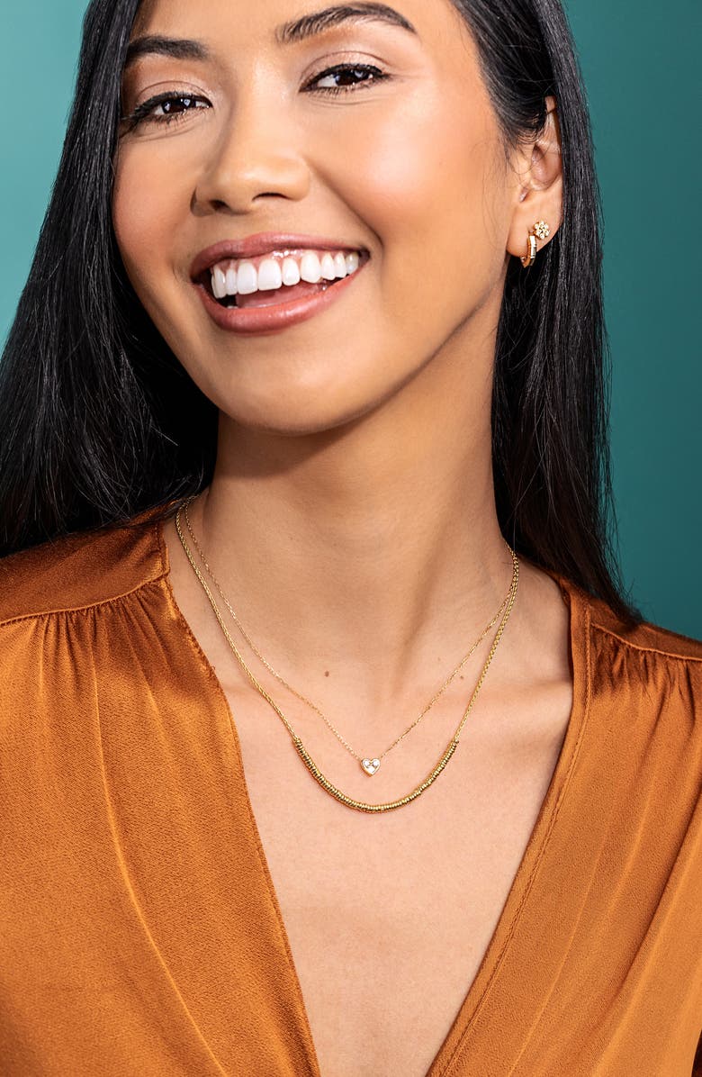 Bony Levy Simple Obsession Diamond Heart Pendant, Alternate, color, 18K Yellow Gold