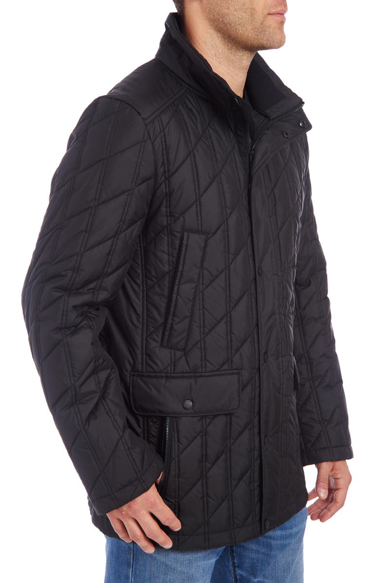 Vince Camuto Water Resistant Down & Feather Puffer Jacket, Alternate, color, 