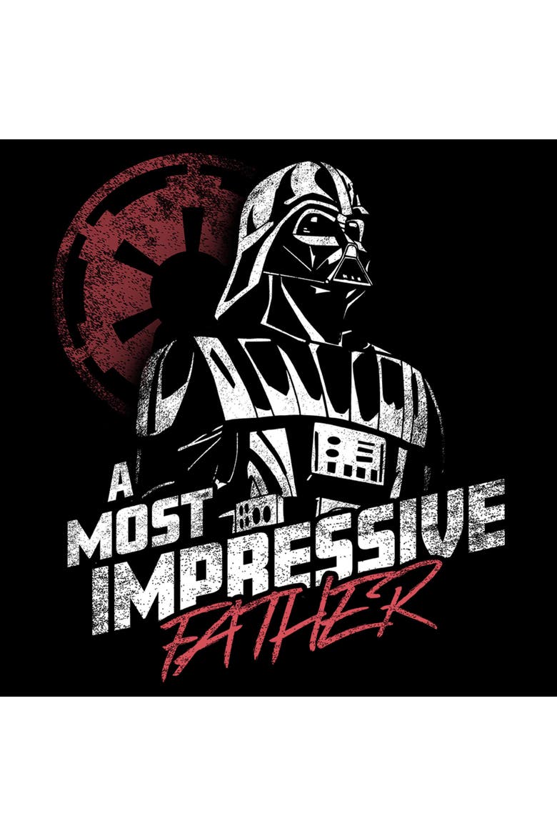 Men's Star Wars A New Hope A Most Impressive Father  Graphic T-Shirt, Alternate, color, Black