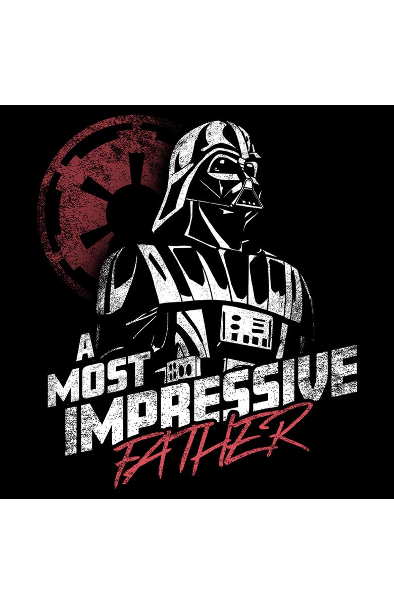 Star Wars: A New Hope Men's Star Wars A New Hope A Most Impressive Father  Graphic T-Shirt, Alternate, color, Black