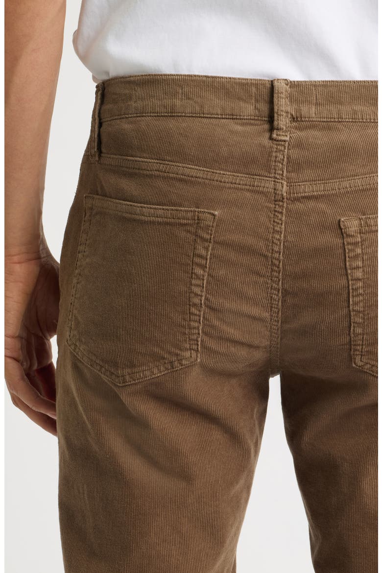 Modern Fit Straight Leg Stretch Corduroy Pants, Alternate, color, SOFT TAUPE