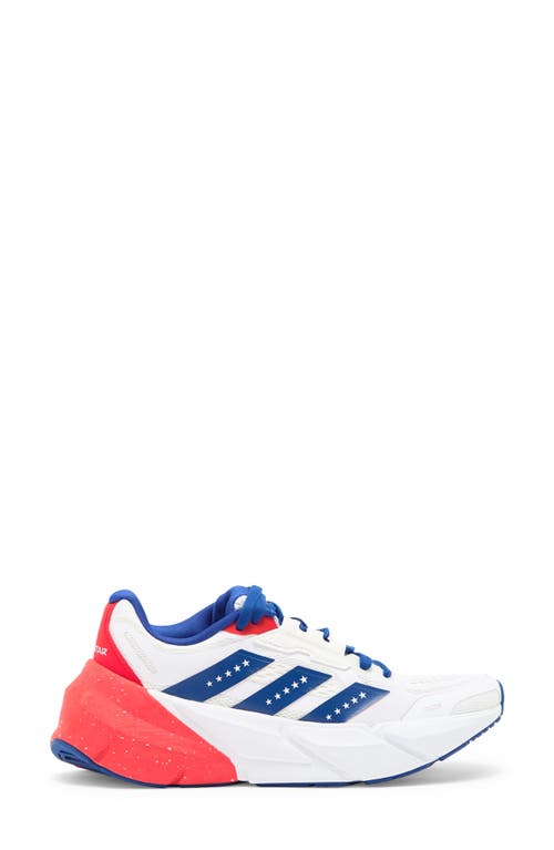 Adidas Originals Adidas Adistar Peachtree Road Race Sneaker In Ftwr White/collegiate Royal