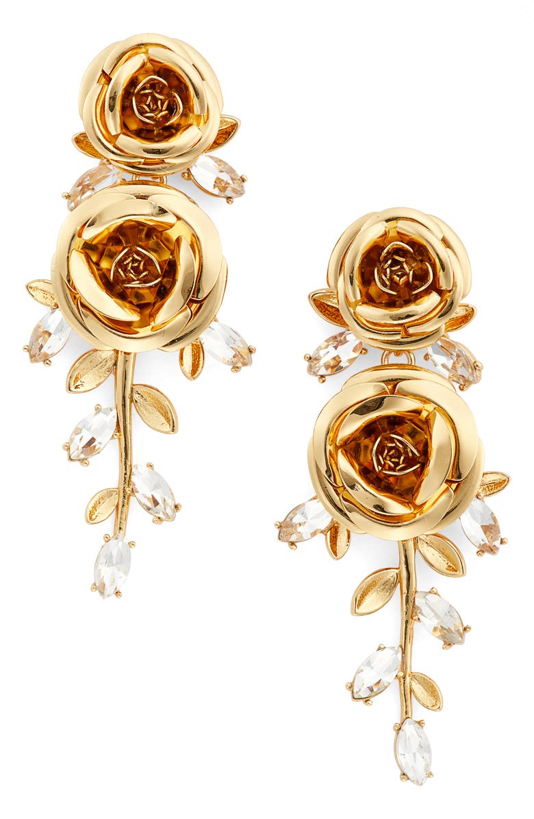 Kate Spade New York garden garland statement drop earrings, Main, color, 