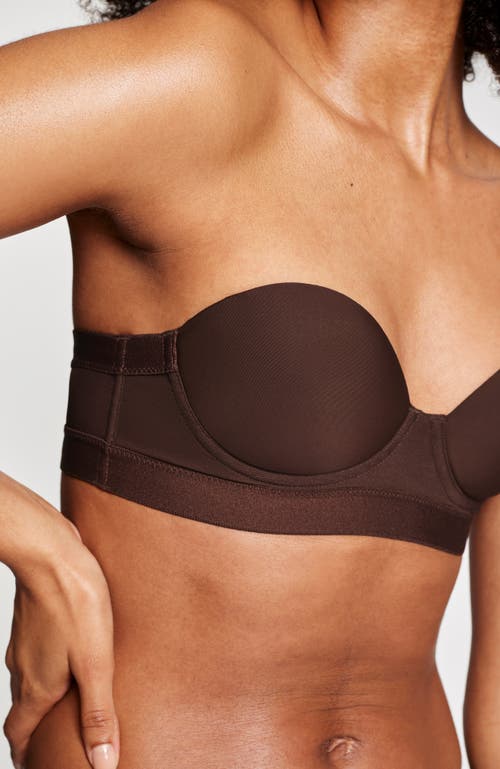Pepper Mvp Multiway Strapless Bra In Espresso