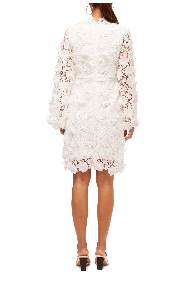 Trina Turk Ariah 3D Lace Sheath Dress, Alternate, color, 