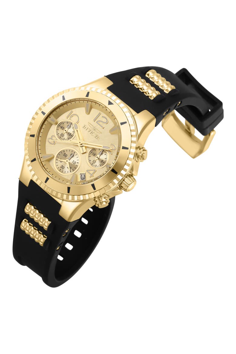 Women's Blu Lady Silicone Strap Quartz Watch, 39mm, Alternate, color, GOLD