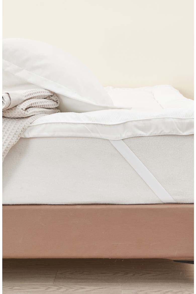 Down Alternative Mattress Topper, Alternate, color, WHITE