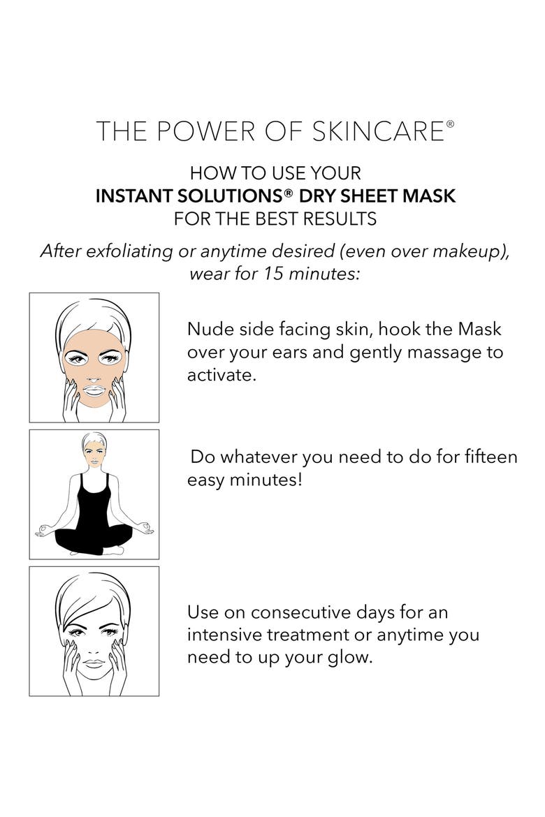 Instant Solutions® Dry Sheet Mask & Serum Set, Alternate, color, NO COLOR