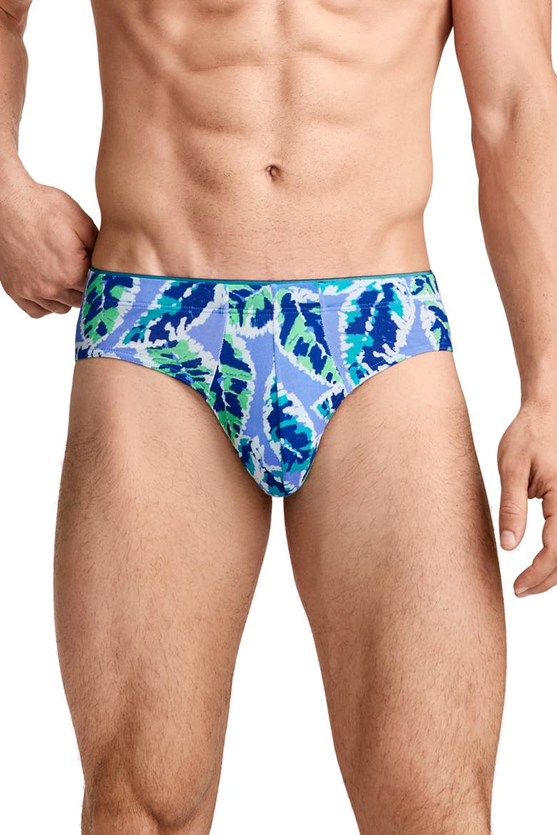 Men's True Style Bikini - 3 Pack, Alternate, color, Drawn Leaves
