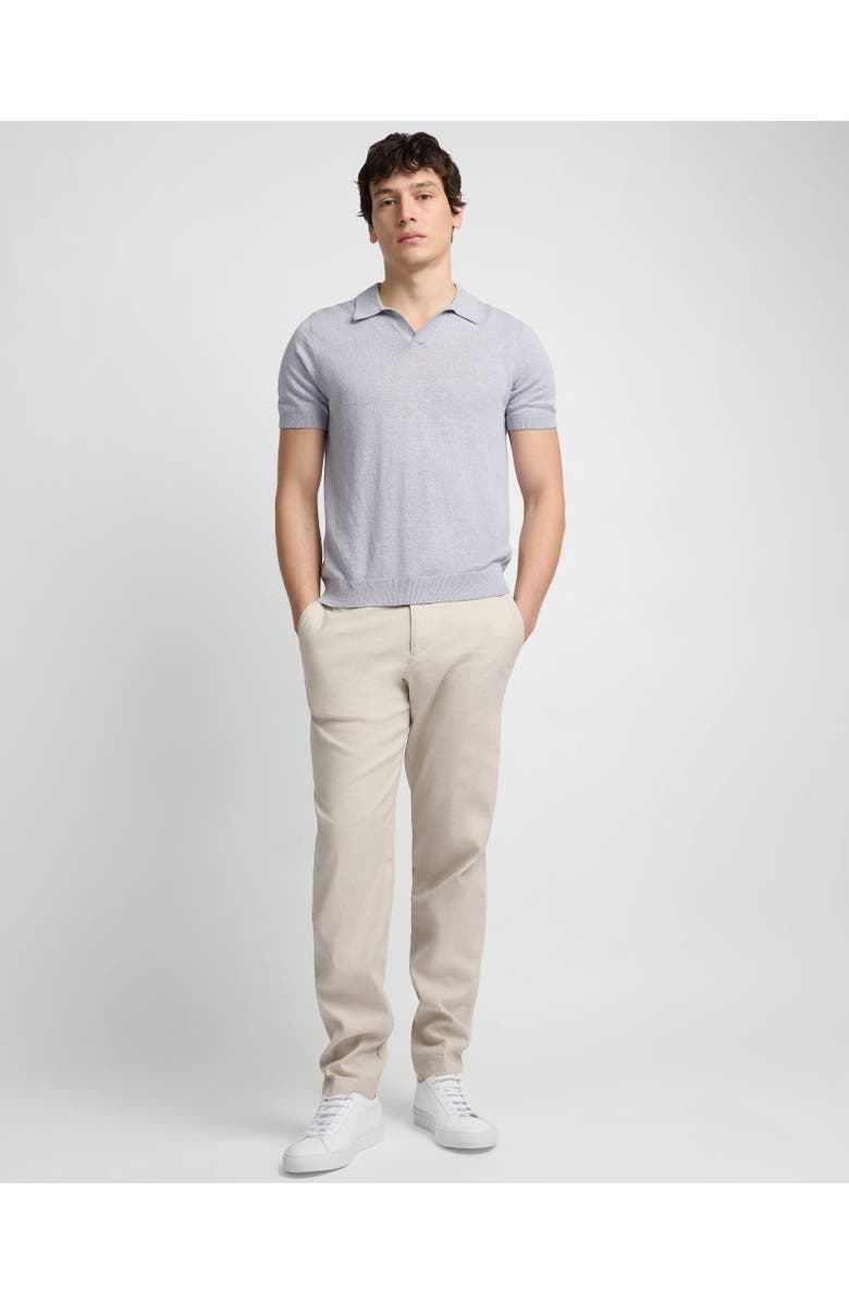 Onia Stretch Linen Trouser, Alternate, color, Stone