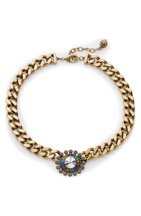 Octavia Curb Chain Collar Necklace