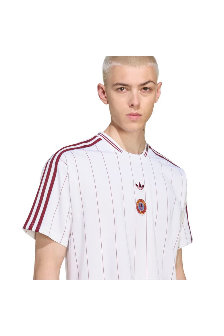 Unisex adidas  White Aston Villa Terrace Icons Jersey, Alternate, color, White