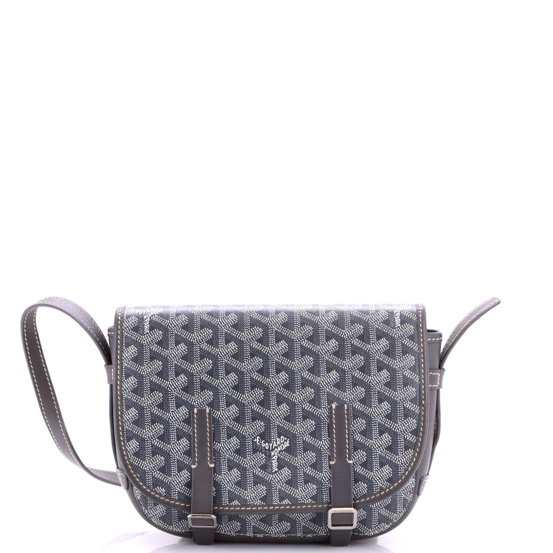 Belvedere Messenger Bag Coated Canvas PM, Main, color, Grey