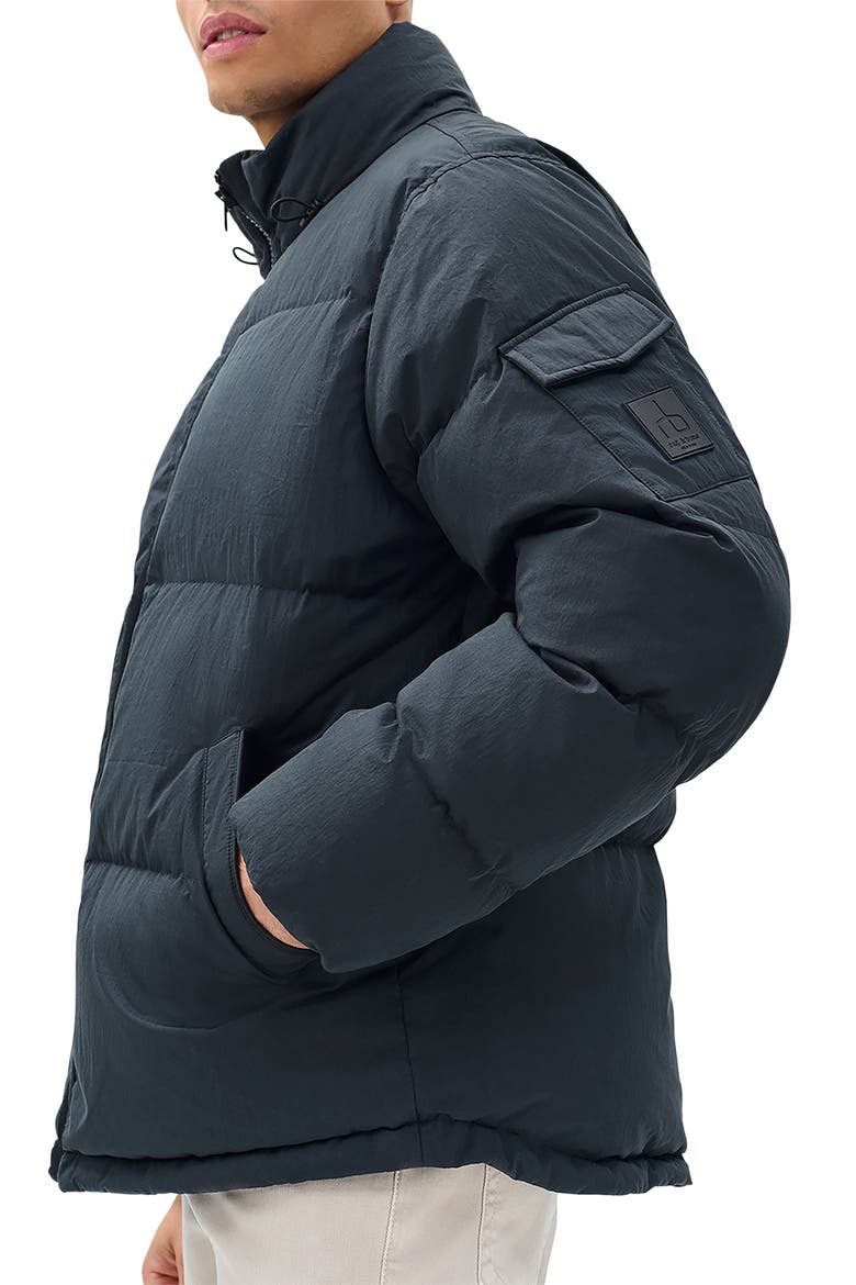 Daniel Quilted Down Puffer Jacket, Alternate, color, BLACK