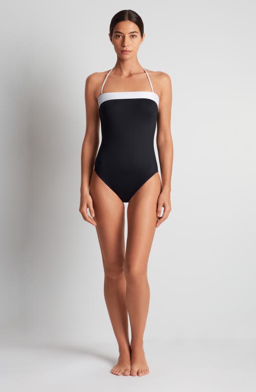 Ralph Lauren Lauren  Modern Halter One-piece Swimsuit