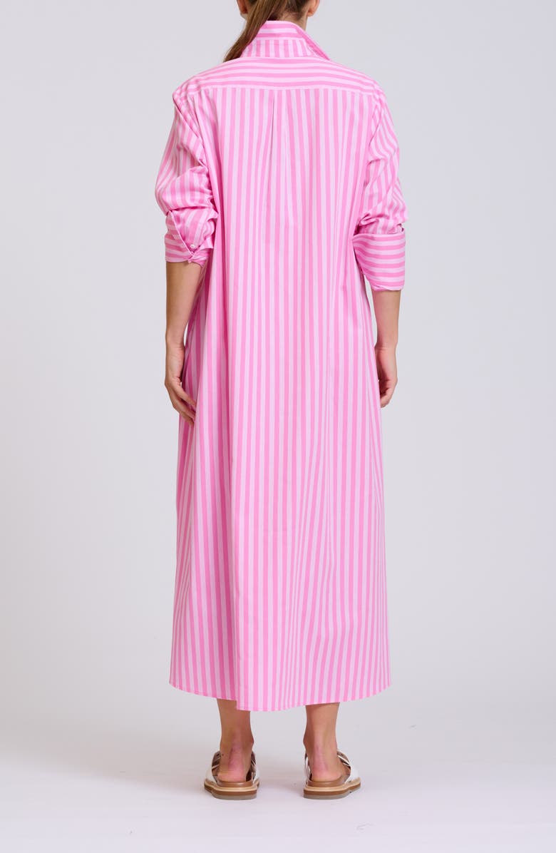 SHIRTY Stripe Oversize Long Sleeve Cotton Poplin Shirtdress, Alternate, color,