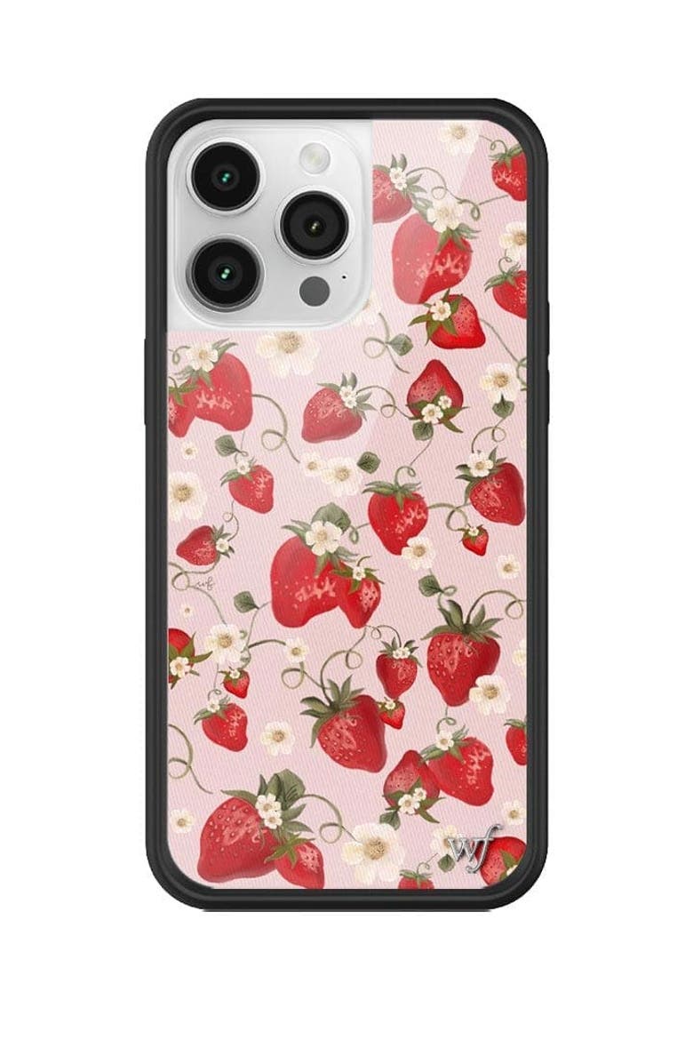 Strawberry Fields iPhone Case, Alternate, color, Pink