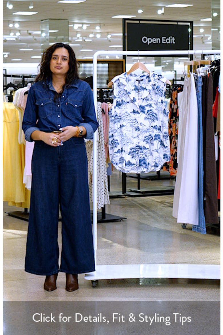 Gabrielle Sleeveless Shirt video