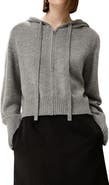 Lilysilk Women's Short Zip-Up Wool Cashmere Hoodie