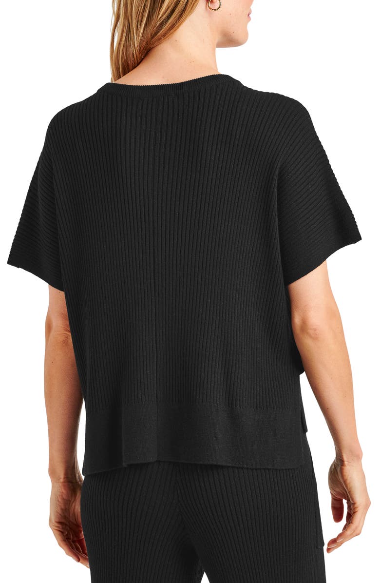 Splendid Georgie Short Sleeve Rib Sweater, Alternate, color, 