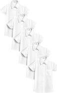 NEXT Kids' 5-Pack Slim Fit Button-Up Shirts