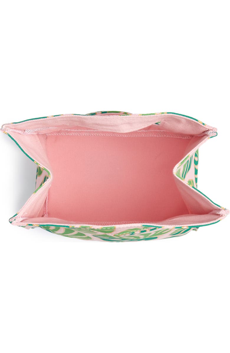 Slant Collections Monstera Print Canvas Tote, Alternate, color,