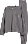 Lunya Silksweats™ Oversize Cotton Blend Pajama Sweatshirt