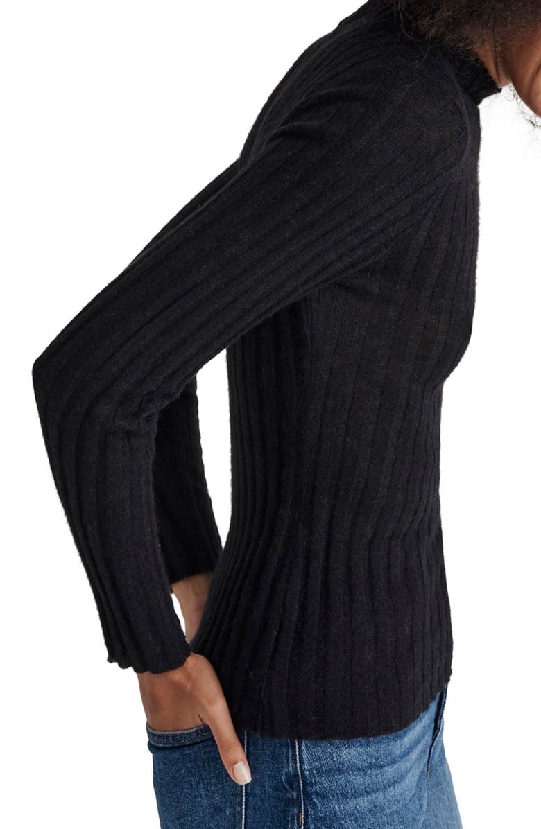 Madewell Alpaca Blend Mock Neck Sweater, Alternate, color, 