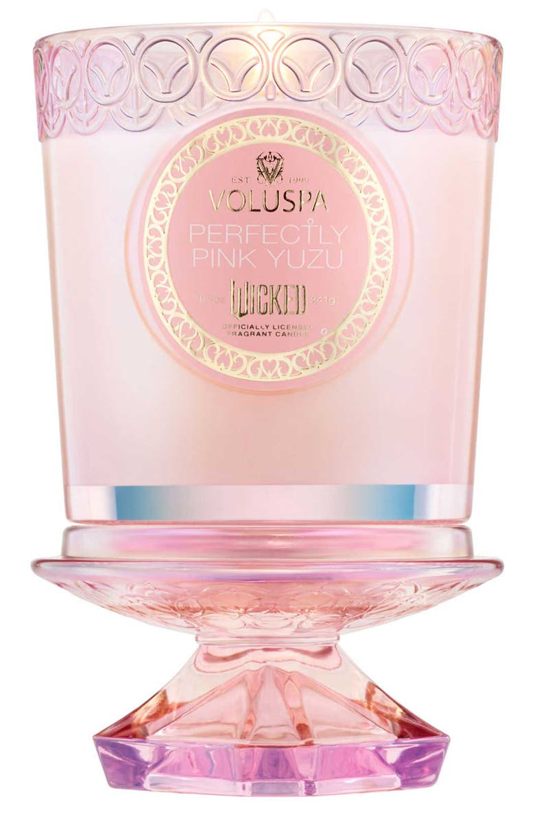 Voluspa Wicked Perfectly Pink Yuzu Boxed Candle, Alternate, color, 