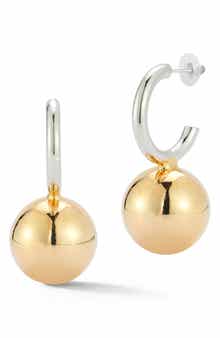 GLAZE JEWELRY Two Tone Hoop Earrings