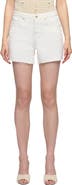 7 For All Mankind Monroe Long High Waist Denim Cutoff Shorts