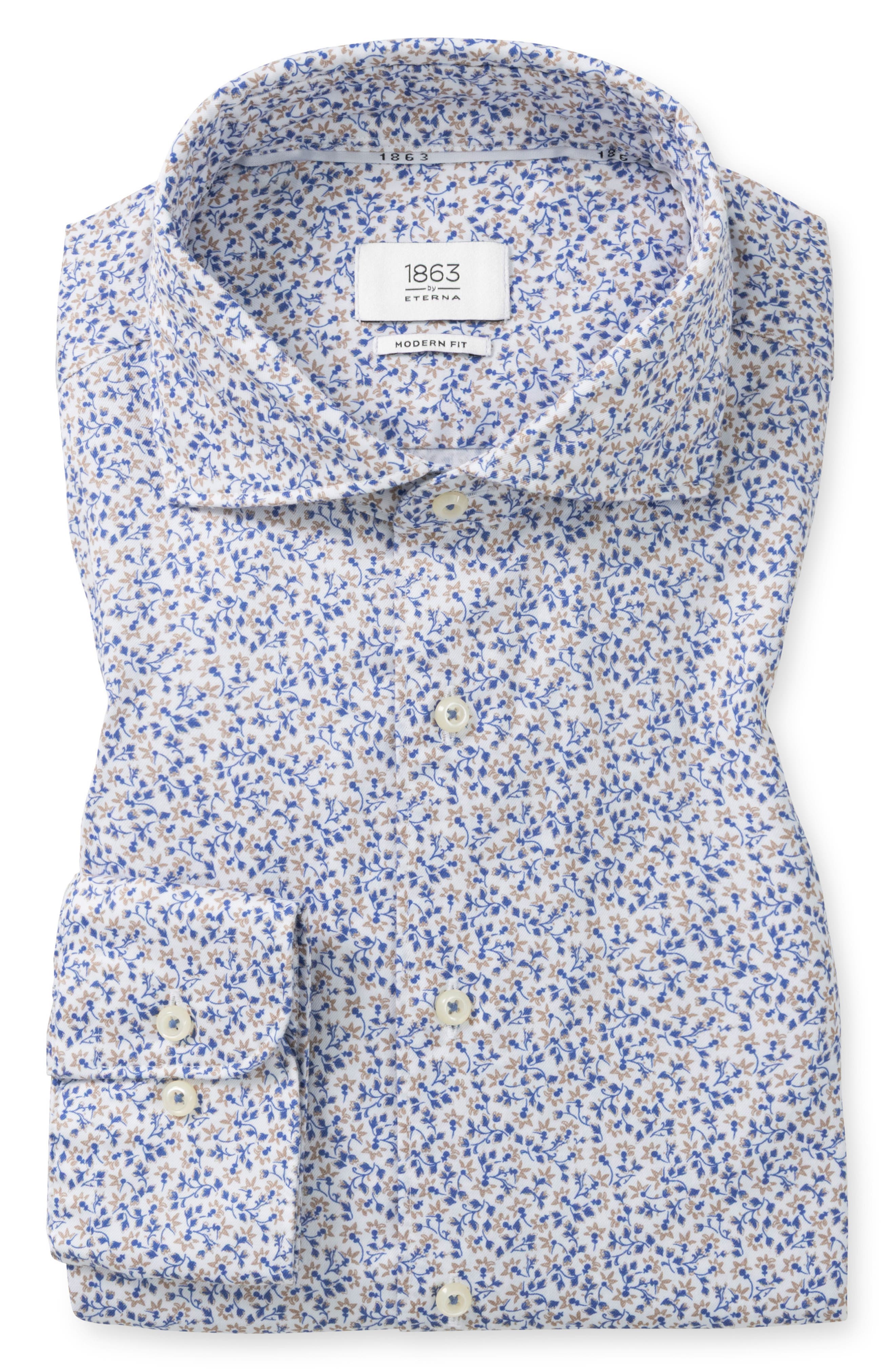 selected PRINT BROWN BLUE