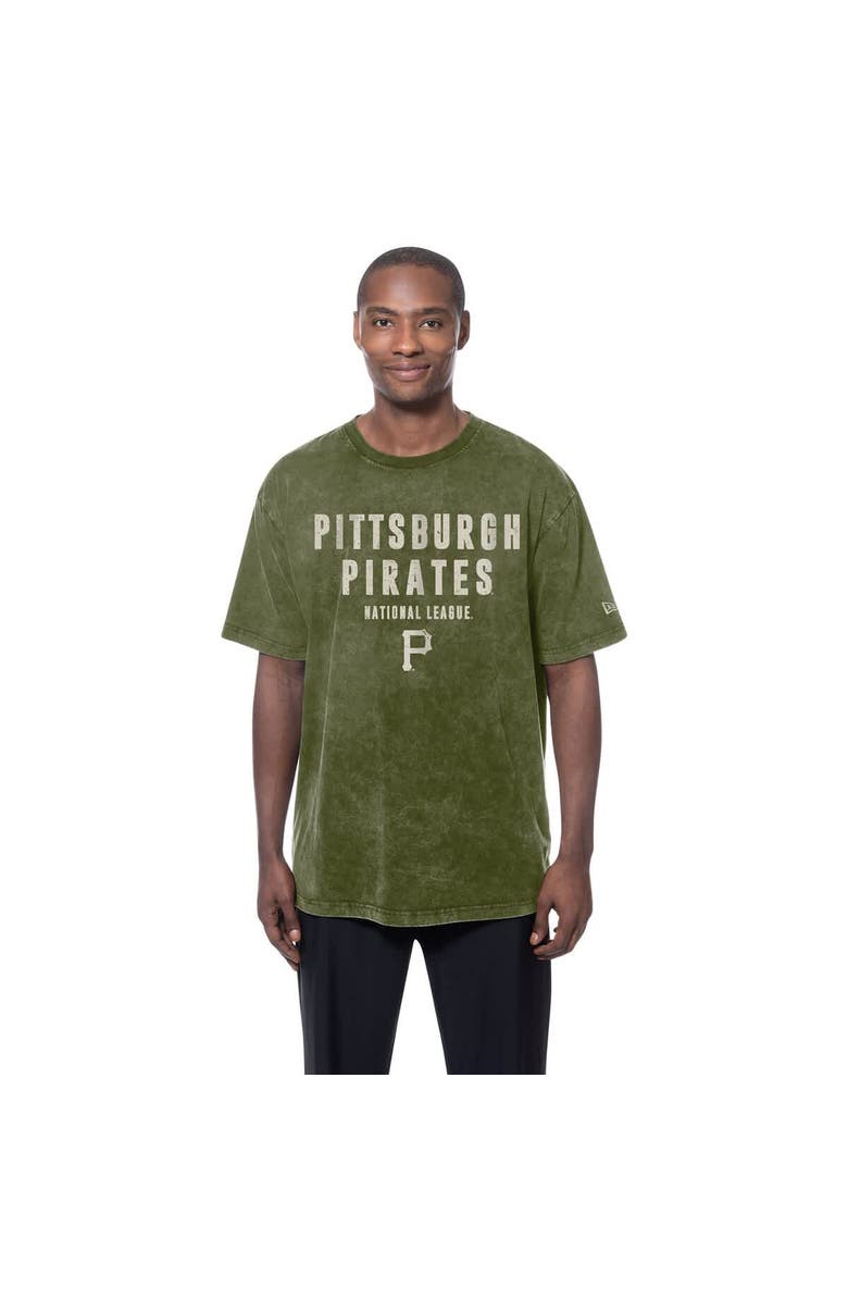 New Era Men's New Era  Olive Pittsburgh Pirates 2026 Armed Forces Day T-Shirt, Main, color, Olive