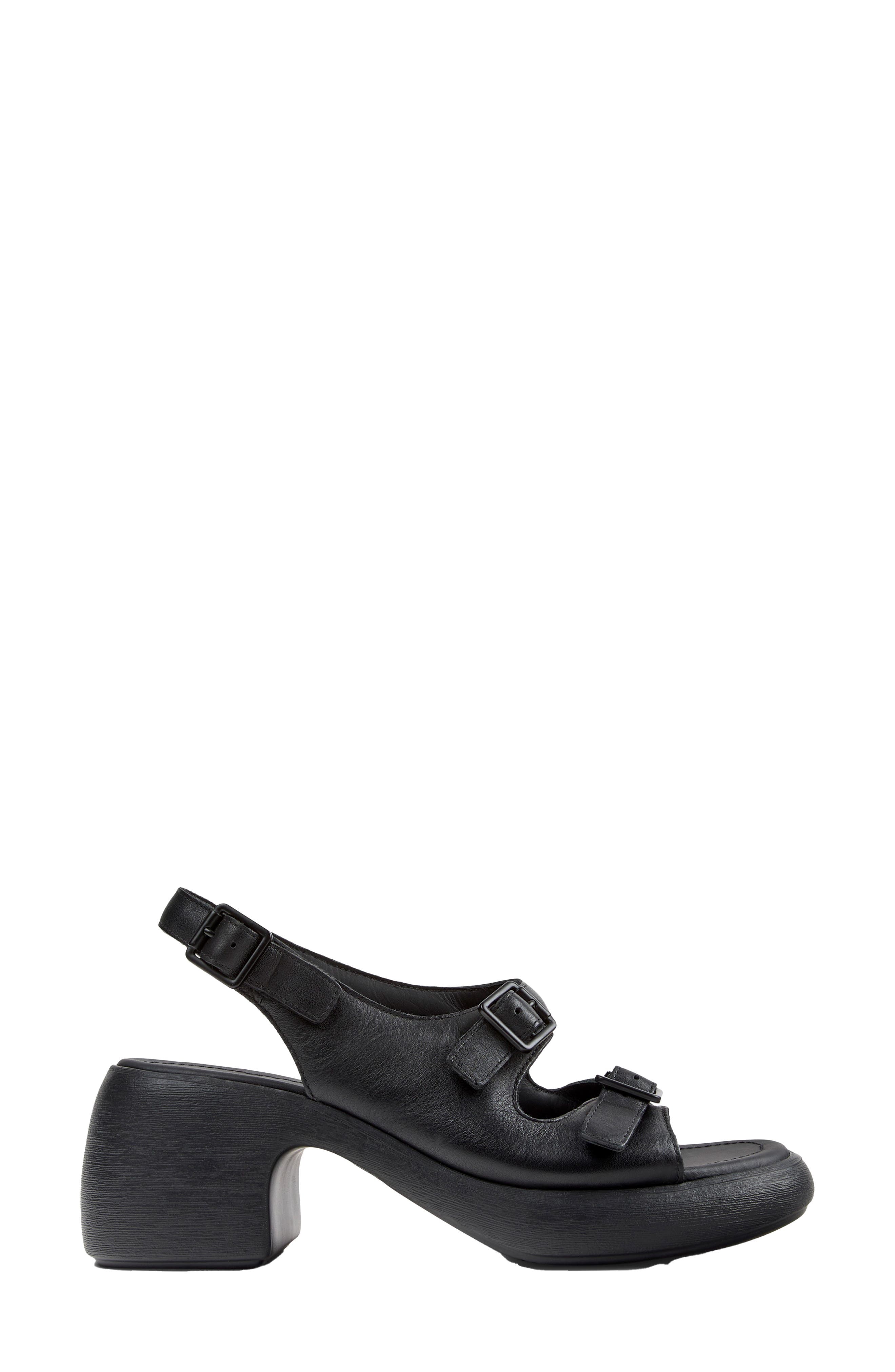 Camper Thelma Slingback Sandal, Alternate, color, Black