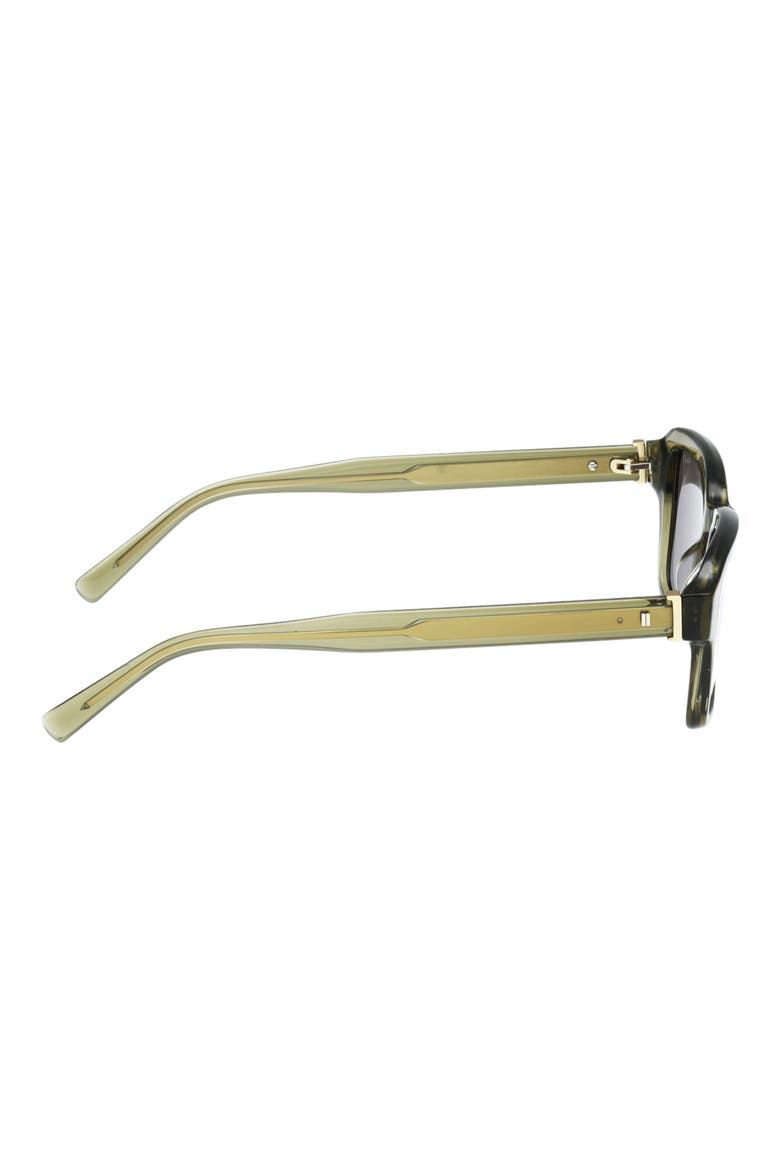 51mm Round Sunglasses, Alternate, color, SHINY LIGHT GREEN / GREEN